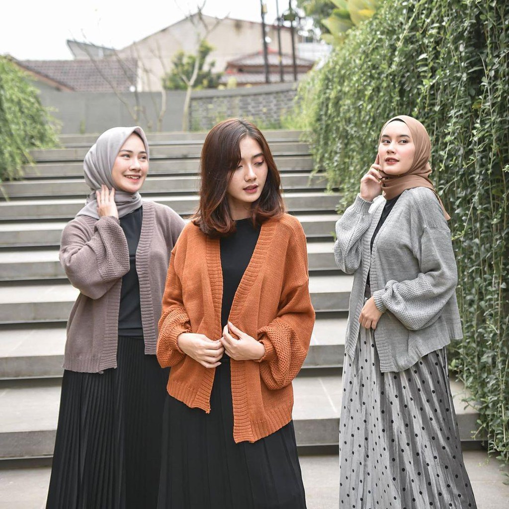 Nara Grosir - Cleo Cardy l l Knitewear l Outer Wanita