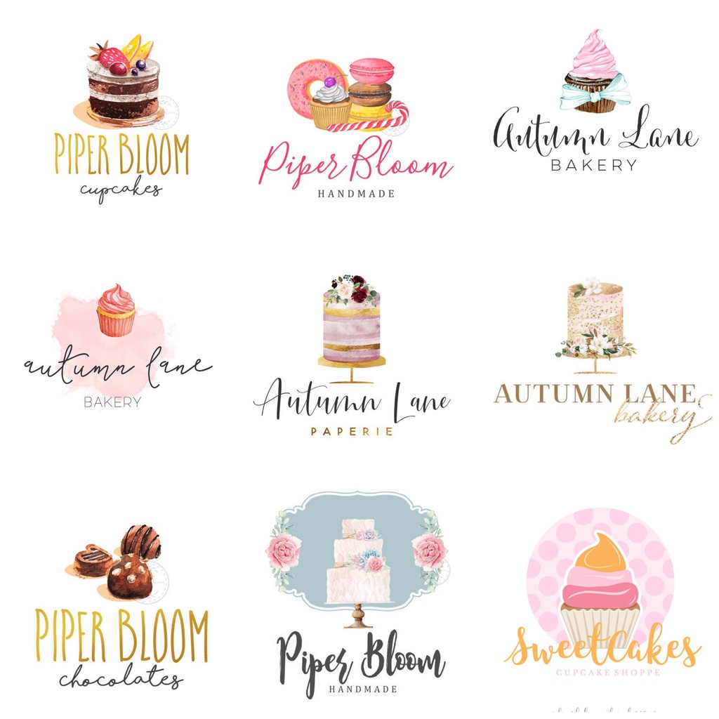ARABELLA CAKE LOGO | Jasa Bikin Custom Desain Logo Olshop Design Logo Bisnis Termurah