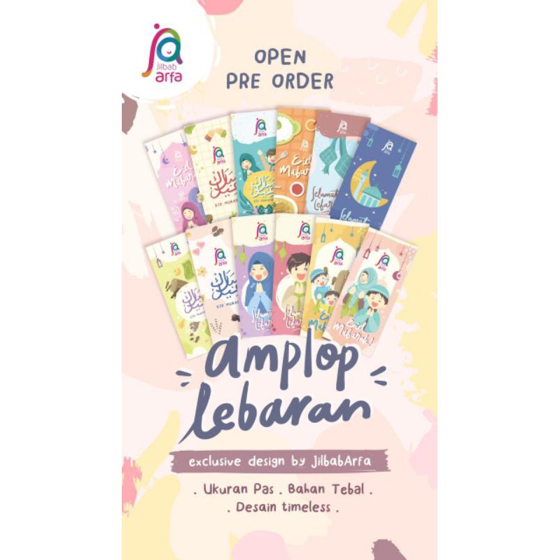 

Amplop Lebaran 12 pcs dan 24 pcs Eksklusif by jilbabArfa