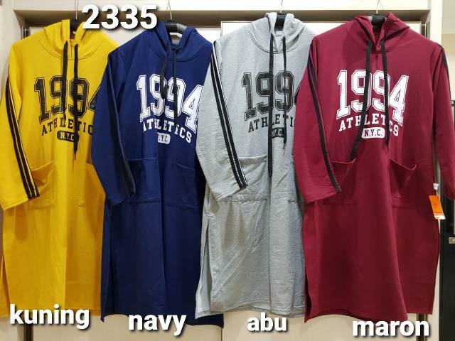 TUNIK HOODIE WANITA 1994 BABYTERY 2335