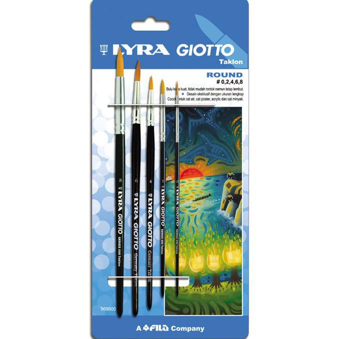 

New! Lyra Brush Set Round Termurah