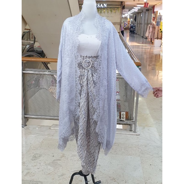 SET OUTER WANITA/CARIDGAN VISCOSE/ROK BATIK