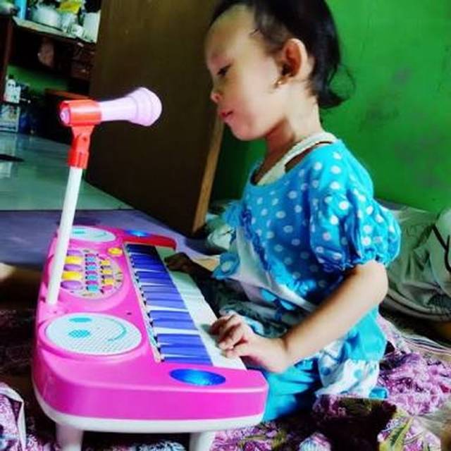 mainan Edukatif Electronic organ - electric piano - keyboard anak