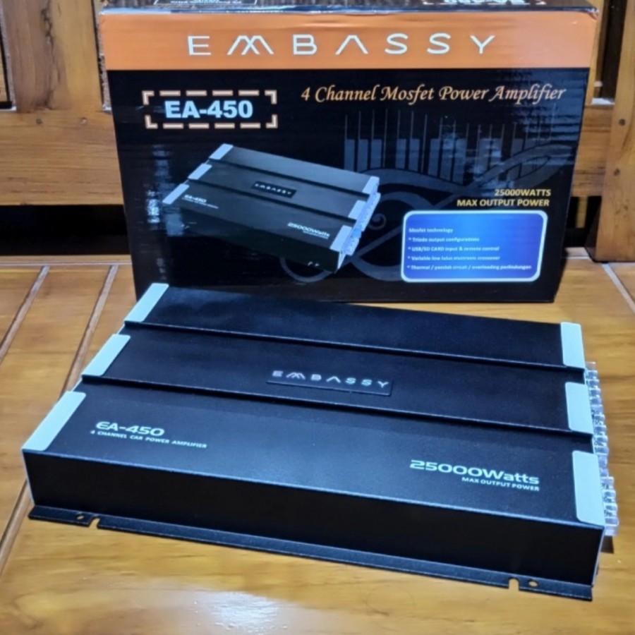 EMBASSY EA 450 POWER MOBIL 4 CHANEL EMBASSY