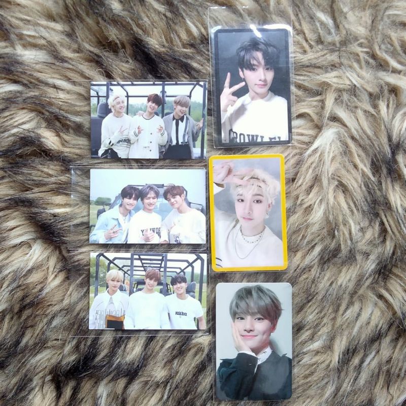 WTS PC yellow wood, unit, bangchan yellow, lee know black, I.N indoor