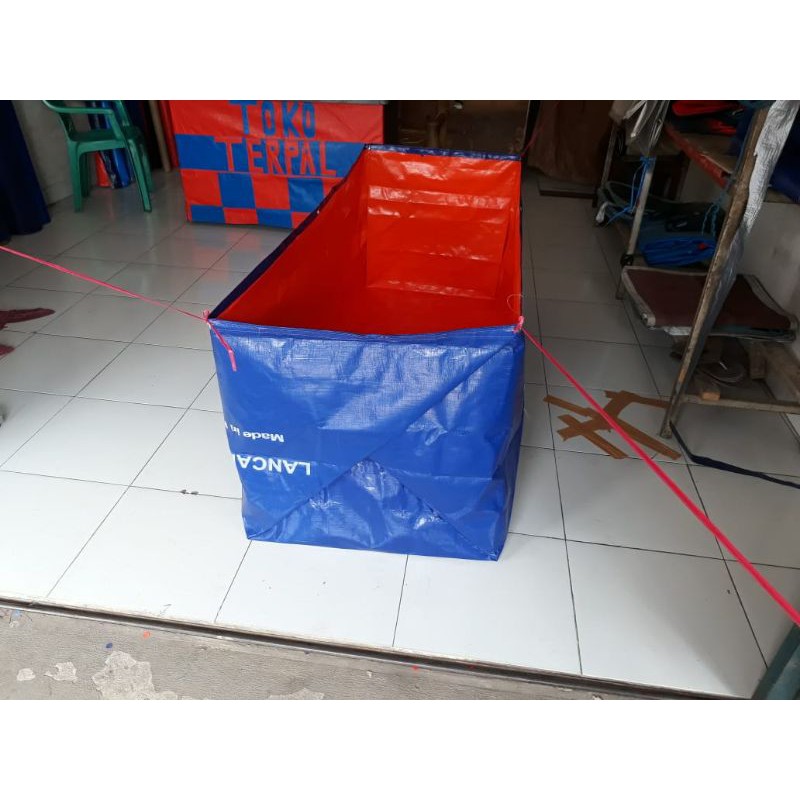 terpal kolam ikan TYPE A12 ukuran (160×60×70)