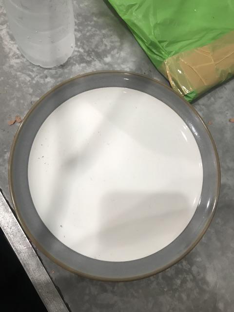 Rumauma Dining Plate White Grey │piring Makan 8 Tahan Panas Sale