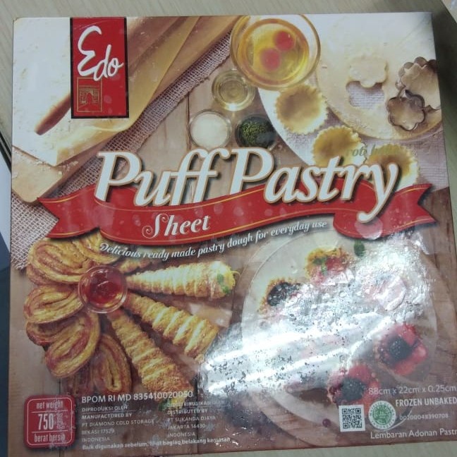 

ORIGINAL MURAH edo puff pastry 750 gram