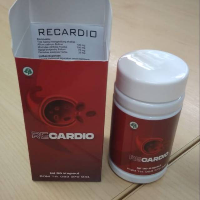 RECARDIO Obat Herbal BPOM Atasi Tekanan Darah Tubuh
