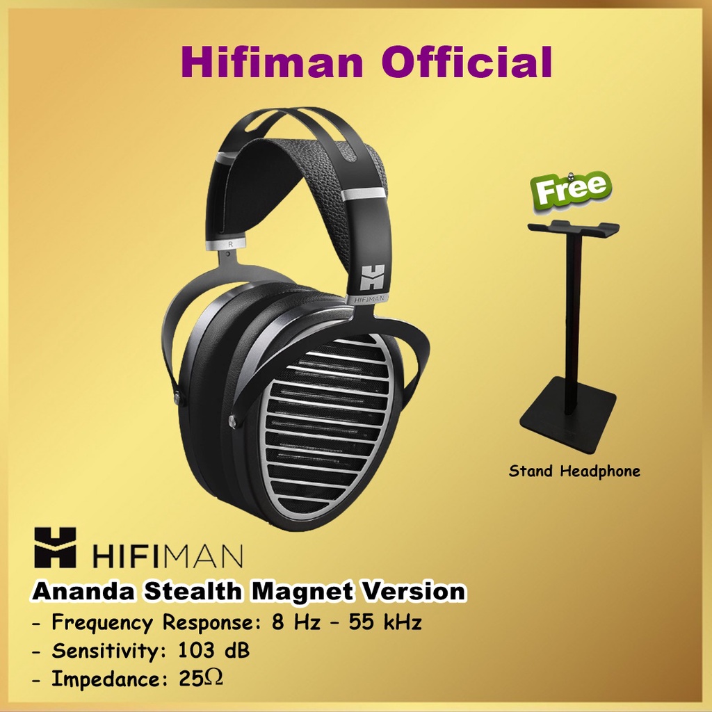 Hifiman Ananda / Nano Stealth Planar Magnet Version Over-Ear Headphone