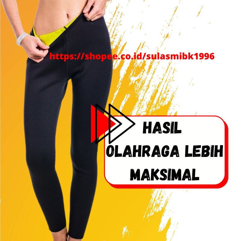 Celana Korset Pelangsing Long Pant Hot Shaper Model Panjang Korset Celana Pelangsing Perut