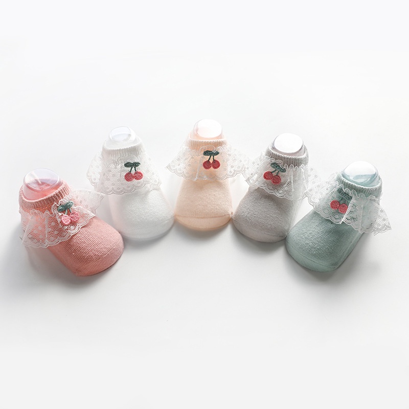 (Pimenova) Kaos kaki renda anak kaoskaki anak perempuan baby sock kaos kaki renda korea