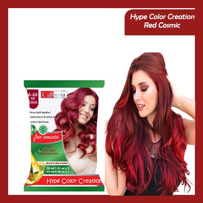 [BPOM] CULTUSIA HYPE COLOR CREATION CAT RAMBUT ALAMI + SARUNG TANGAN + HAIR ESSENCE [BEBAS AMONIA]