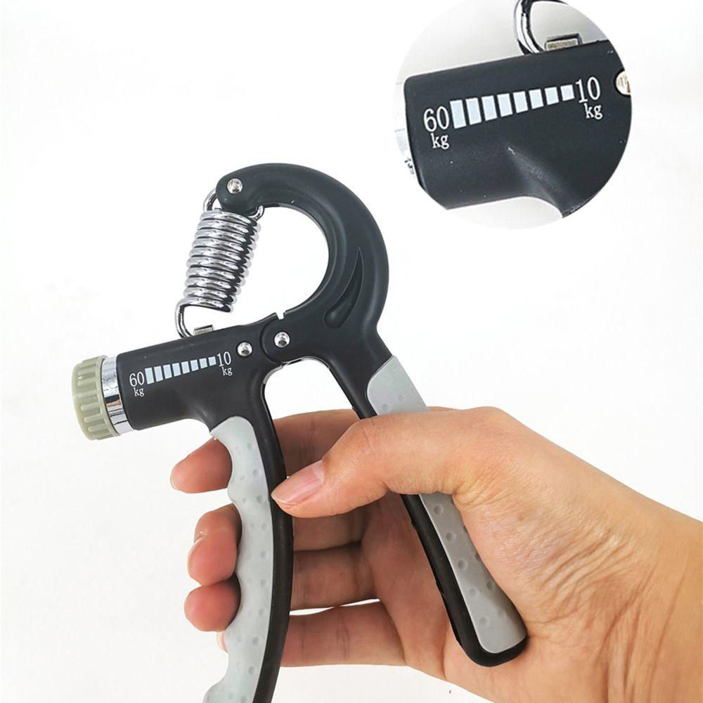 Lanfy Counting Hand Gripper Pinch R-Shape Adjustable Muscle Training Forearm Berolahraga Penguat Jari Gym Trainer Fitness Alat Pelatihan Otot Pergelangan Tangan Penguat Gripper