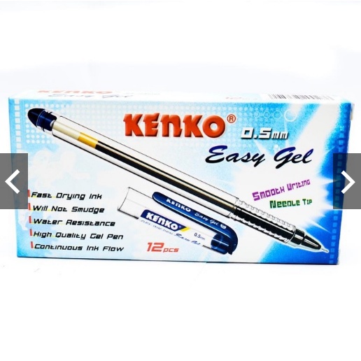 

[ PACK ] Pulpen Ballpoint Pen 0,5 - Kenko Easy Gel MURAH