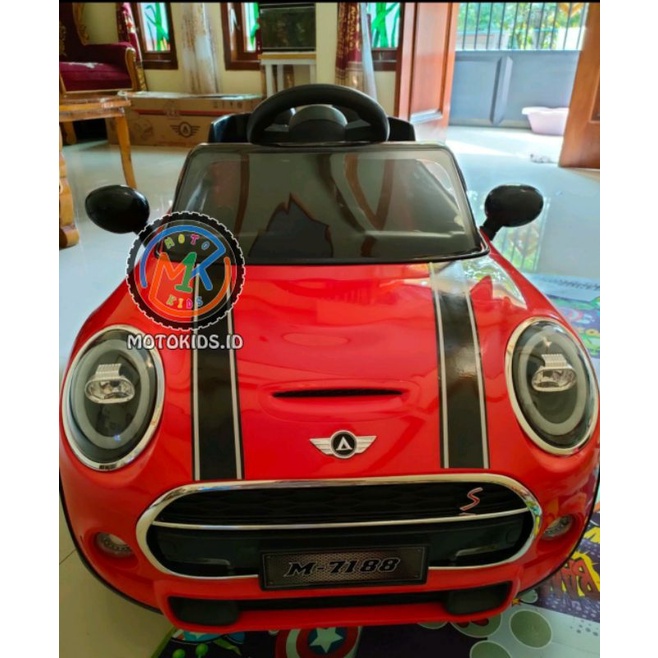Mobil Aki Anak MINI COOPER PMB M7188 MORTEIN MOTOKIDS M 7188-1