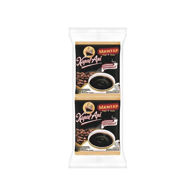 

Kapal Api Kopi Bubuk+Gula Mantap 10X25g - bloramart