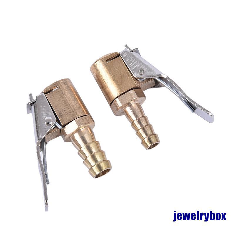 (Jewelrybox) Adaptor Konektor Katup Pompa Ban Mobil Bahan Kuningan