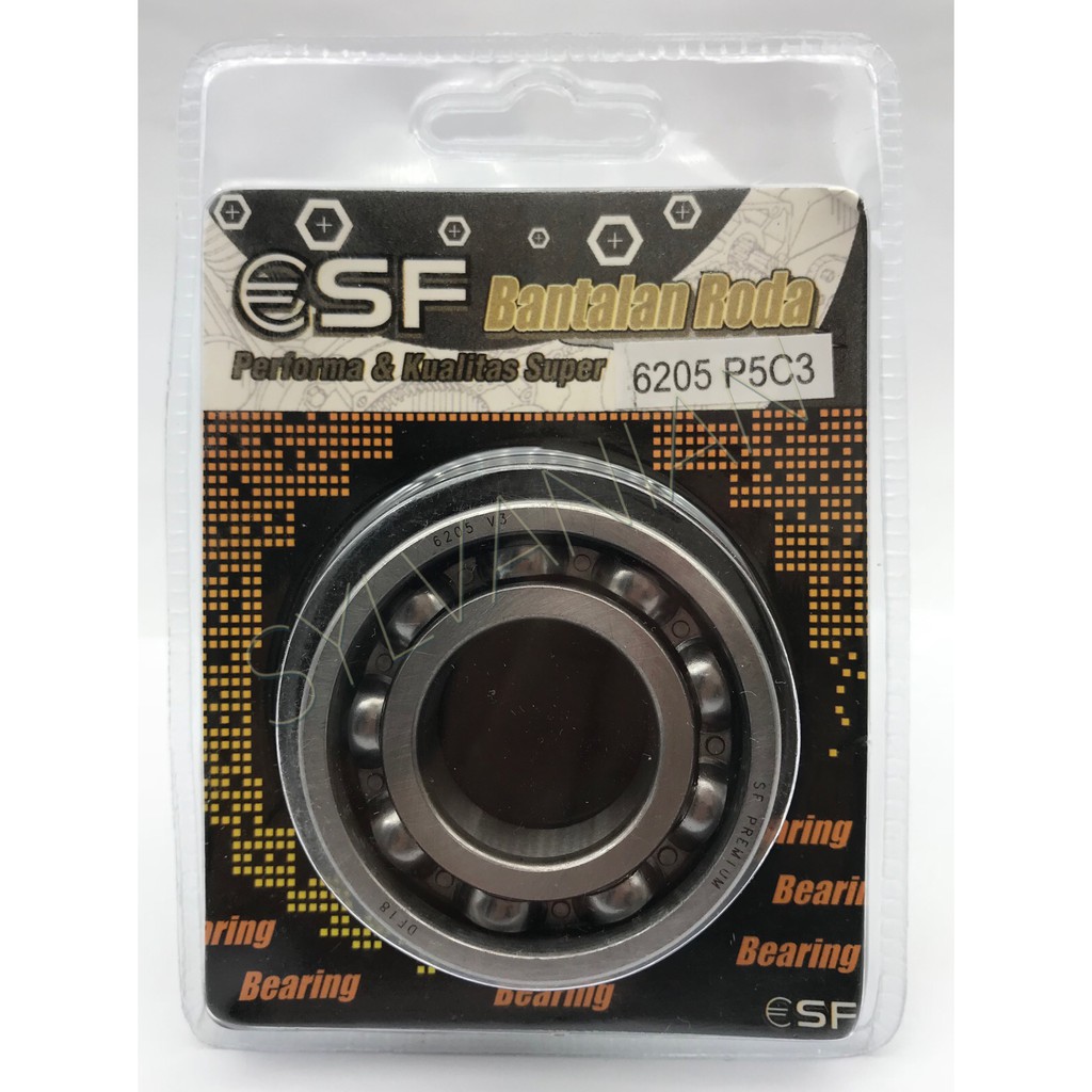 BEARING - LAHER 6205 P5C3 KRUK AS - CRANKSHAFT RX KING - FORCE 1 ESF PREMIUM