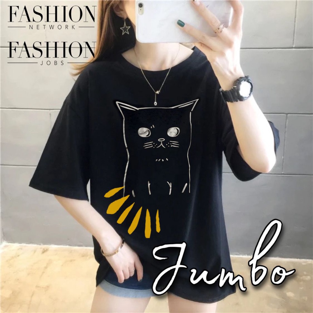 Damai fashion jakarta - baju atasan KAOS JUMBO - big size RIHANA RIHANA - konveksi murah tanah