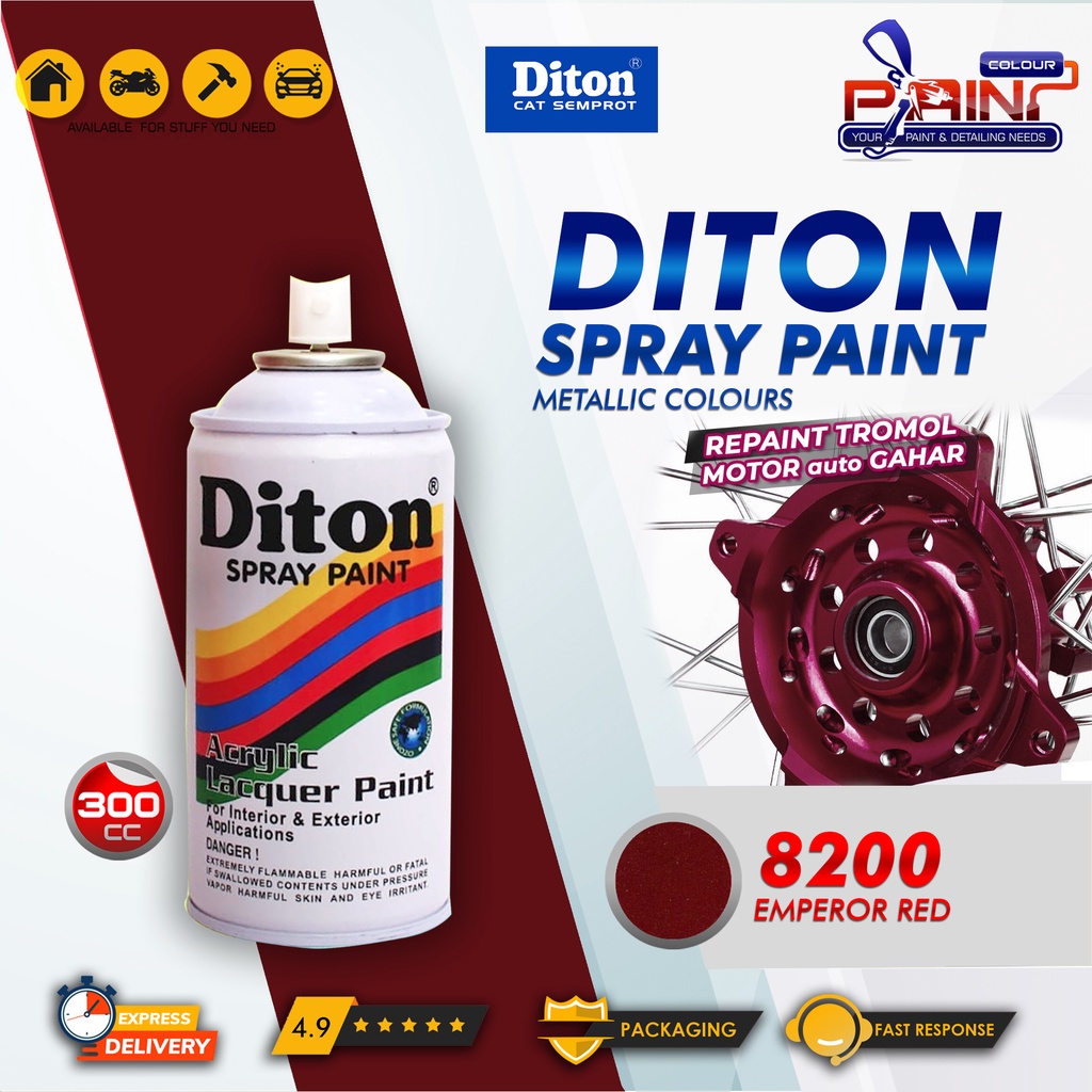 Diton 8200 Emperor Red Cat Semprot/Pylox/Samurai Motor/Helm/Gundam