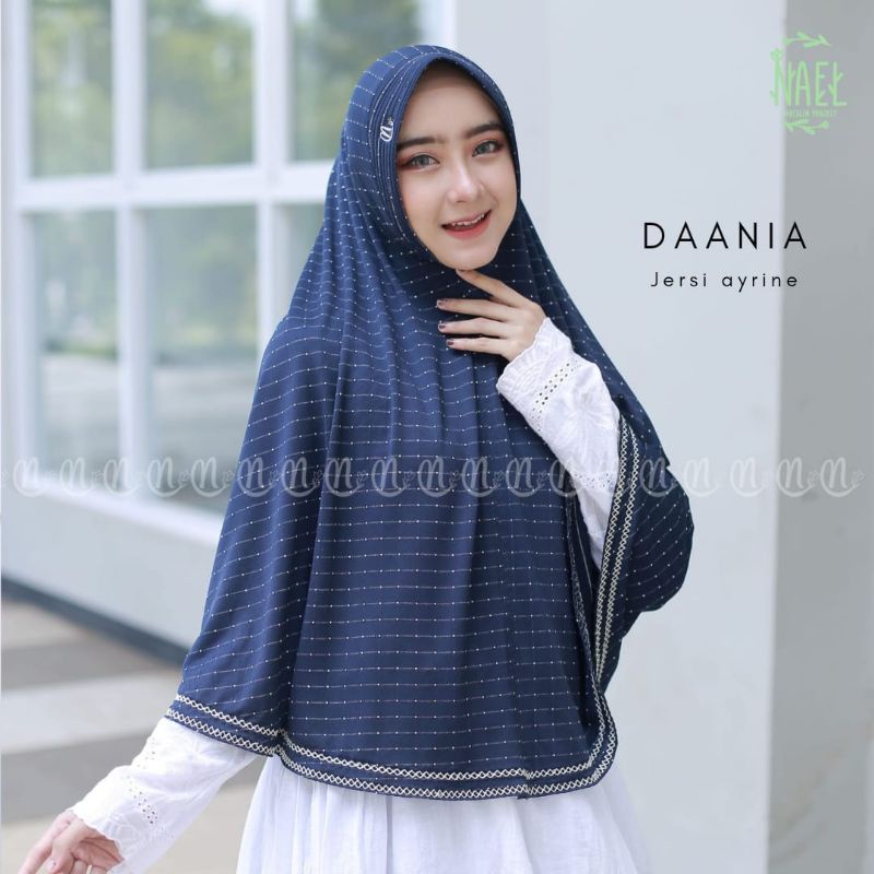 Jilbab Khimar Jumbo Simpel Daania Ori Nael
