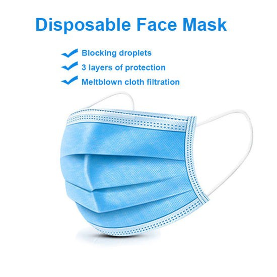 Masker Face Mask Disposible Earloop Type