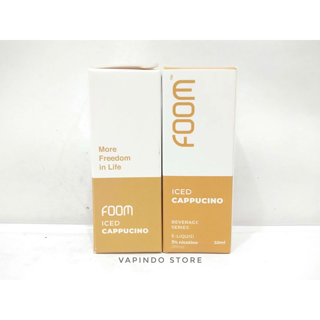 SALT FOOM ICED CAPPUCINO SALTNIC ICE 30ML 30MG BY FOOM LIQUID