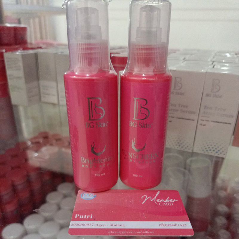 PAKET BODY SIANG MALAM BG SKIN BEAUTY GLOW BRIGHTENING BODY SERUM ORIGINA
