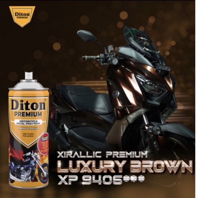 Cat Semprot Diton Premium 400cc Xirallic Series - XP 9406 Luxury Brown