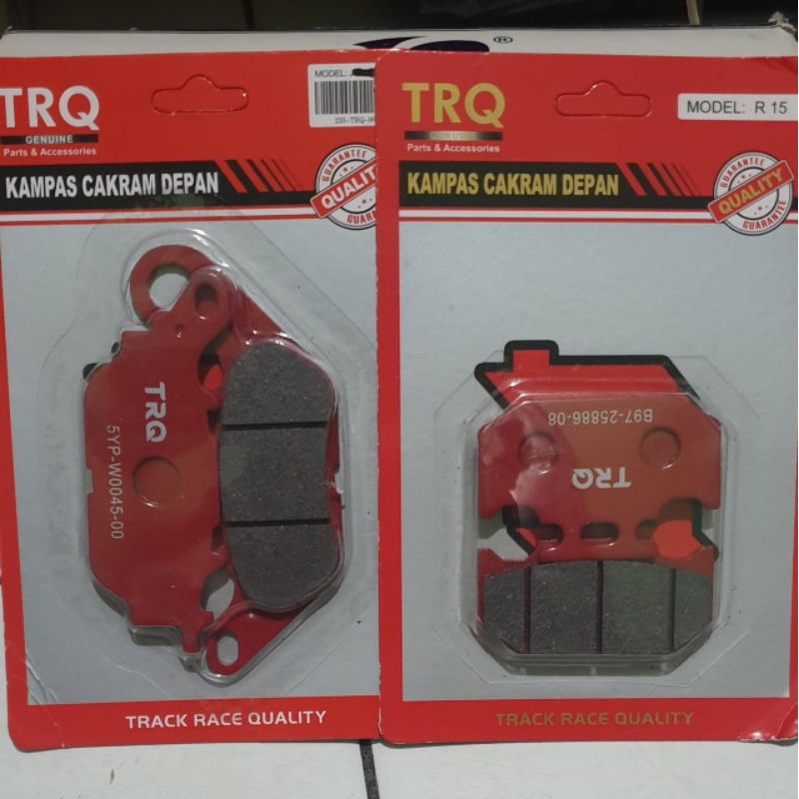 KAMPAS REM YAMAHA YZF R15 V3 / VIXION R V3 / MT15 PAKET DEPAN BELAKANG TRQ