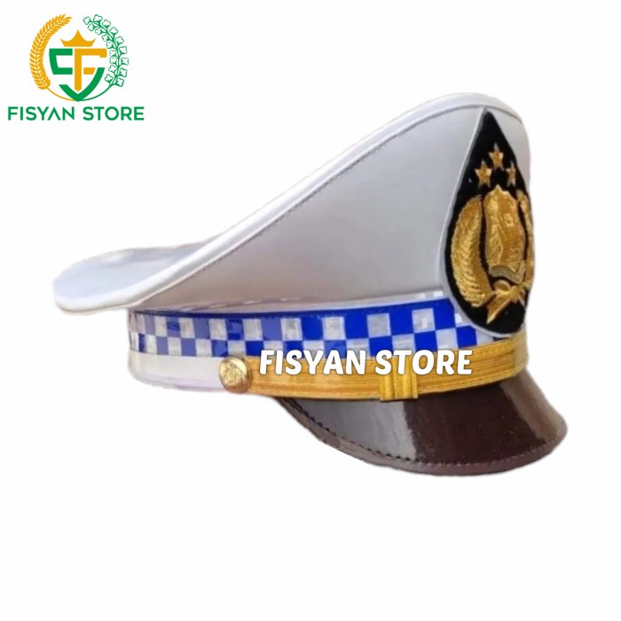 Topi Pet Polisi Lalu Lintas Pama | Topi Pet Polantas Pama