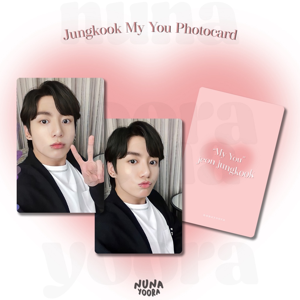 JUNGKOOK MY YOU PHOTOCARD