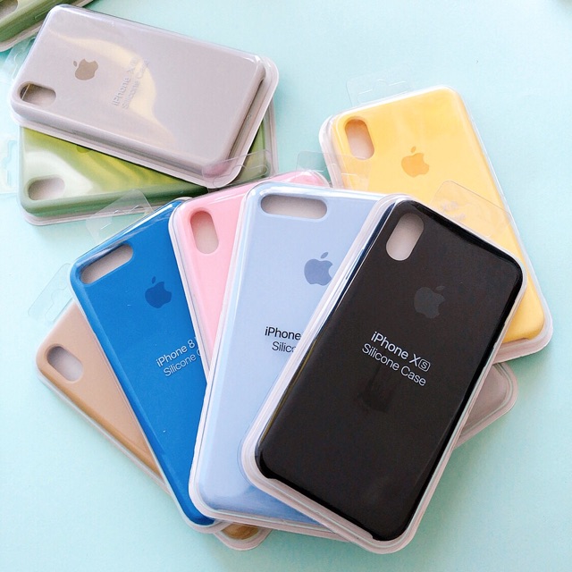 SILICONE CASE Pinksand Grey Tosca Yellow Deepblue Ip6/6s/6+/6s+/7/7+/8/8+/X/Xs/Xr/XsMax