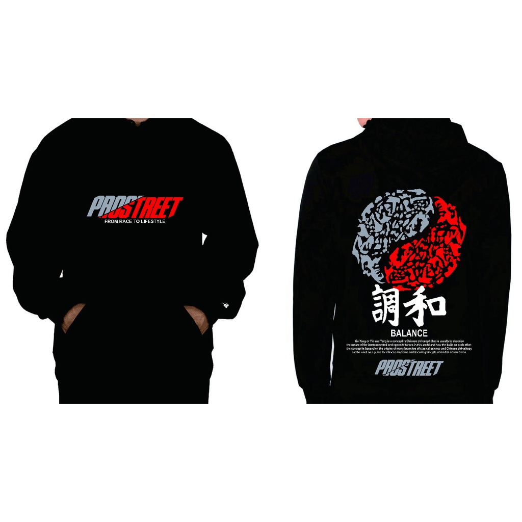 PROSTREET YIN YANG SWEATER HOODIE