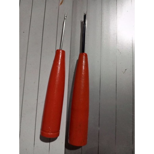 Jarum  Sol sepatu  sandal dan Susruk ORANGE peralatan sol sepatu sandal berkualitas penggores jalan 