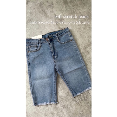 biker jeans highwaist ( STRETCH JEANS) RIPPED &amp; POLOS