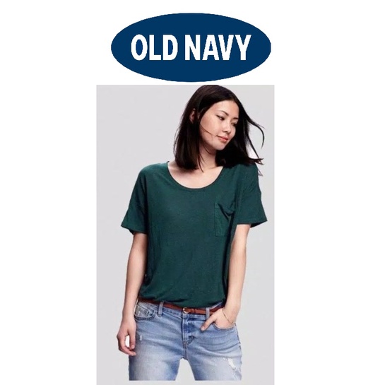 OLD NAVY Boyfriend Tee Kaos T-shirt Wanita Original