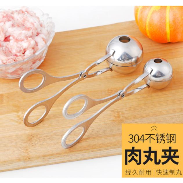 Cetakan Baso Alat Pembuat Bakso stainless steel meatball maker Scoop