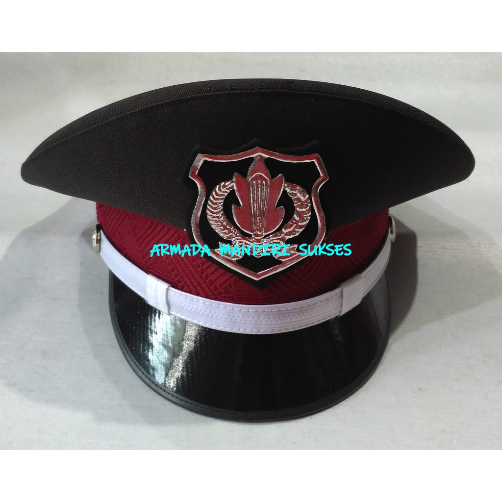 Topi Pet Satpam Coklat - Pet Security Coklat