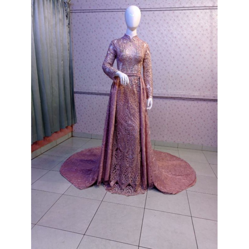GAUN PENGANTIN ROSE GOLD