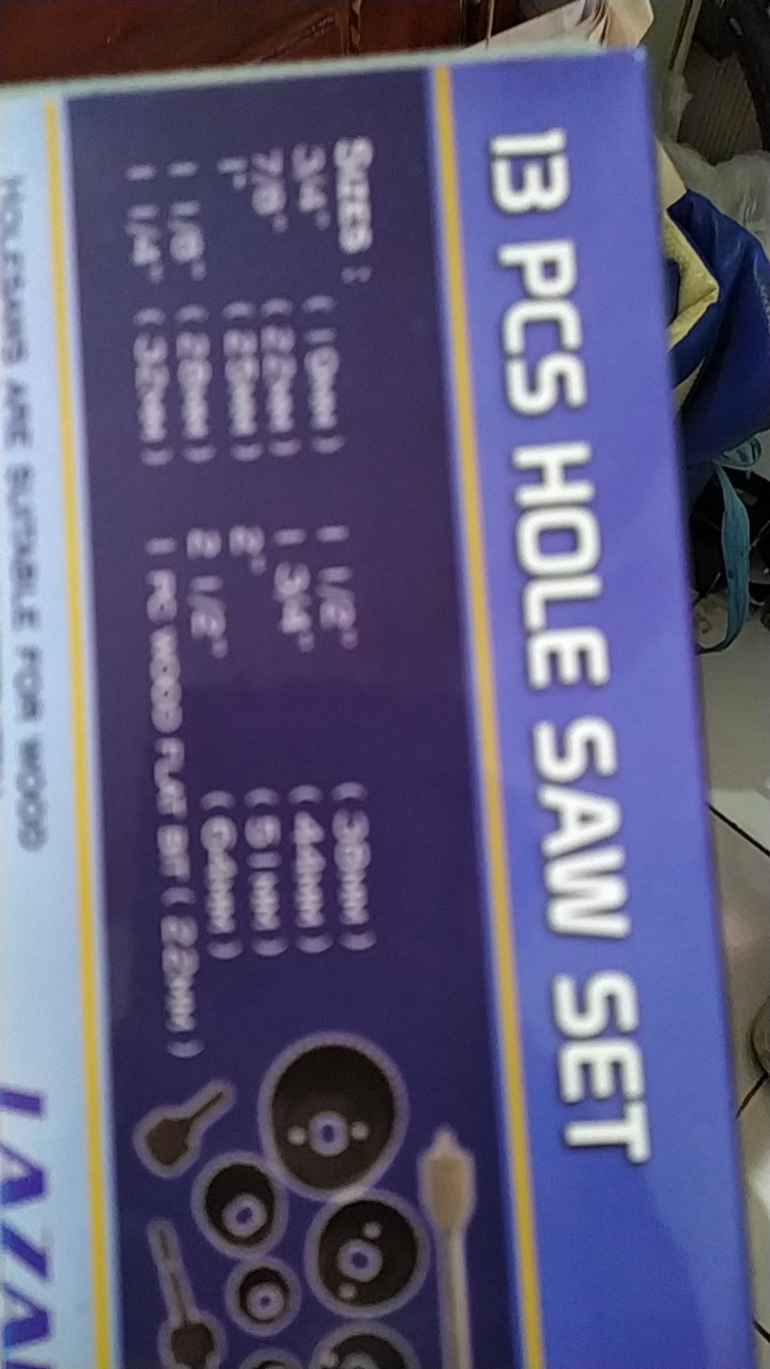 Holesaw Set Hole Saw Kit 13 Pcs Pelubang Kayu Pvc 13 Pcs Hidroponik Holesaw Kit Carbon Steel 13pc