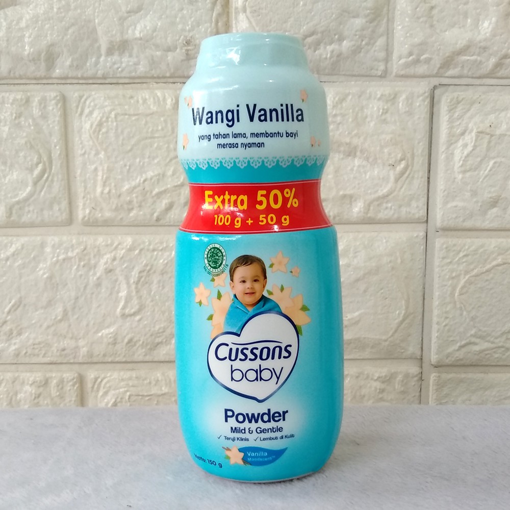 BEDAK Bayi CUSSONS 100 + 30 gr Baby  Powder  tabur bayi cusson  melindungi kulit dari biang keringat