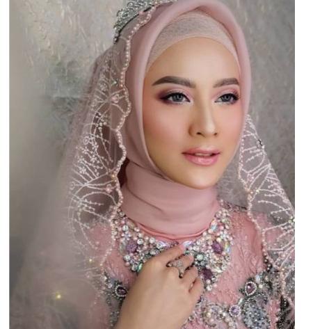 ☺ SLAYER PENGANTIN AKAR MUTIARA PAYET / HIJAB PENGANTIN / BISA ✰