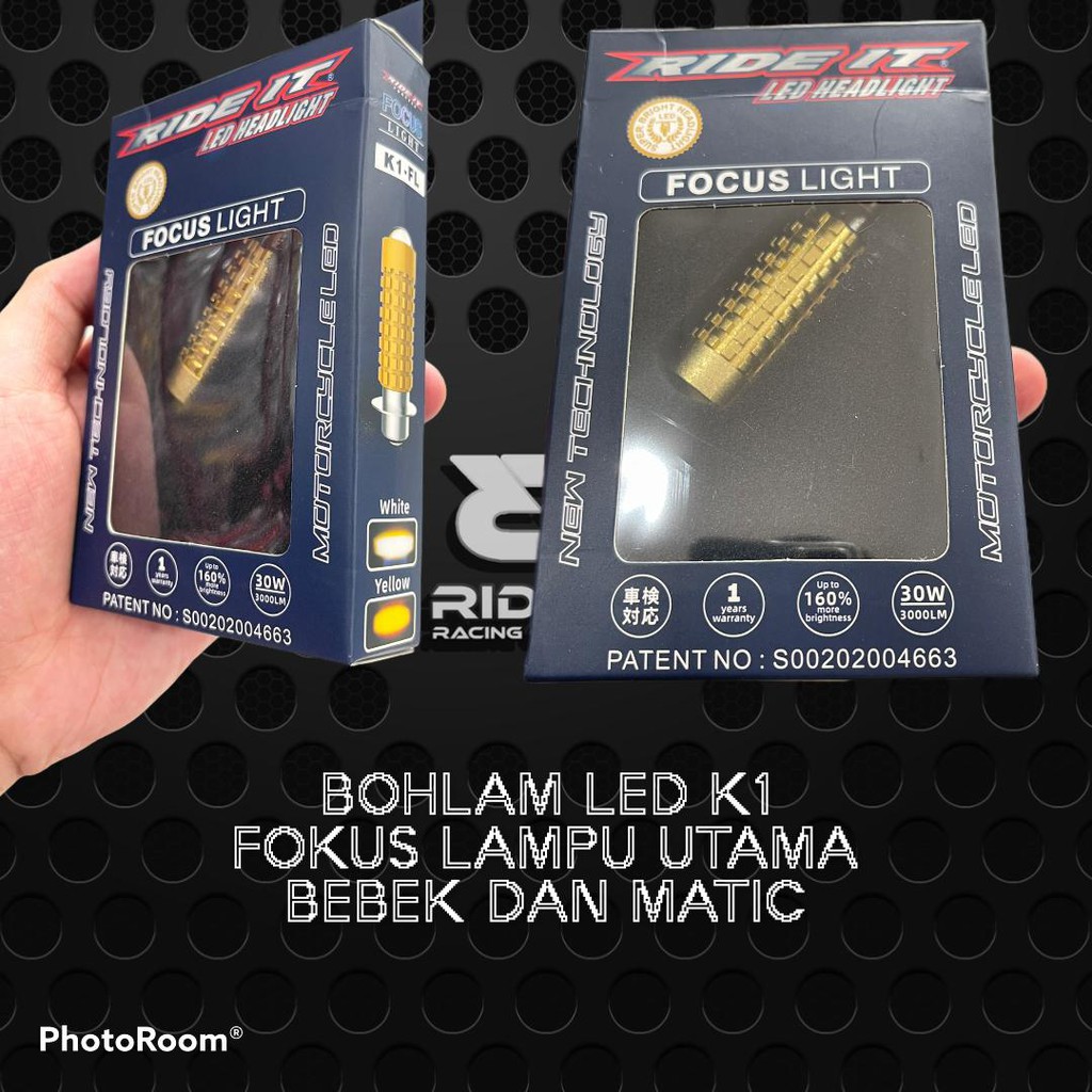 Bohlam Led K1 Laser H6 Bohlam Ride it Fokus lampu Utama Matic Bebek Bohlam H6 Bohlam LED Motor
