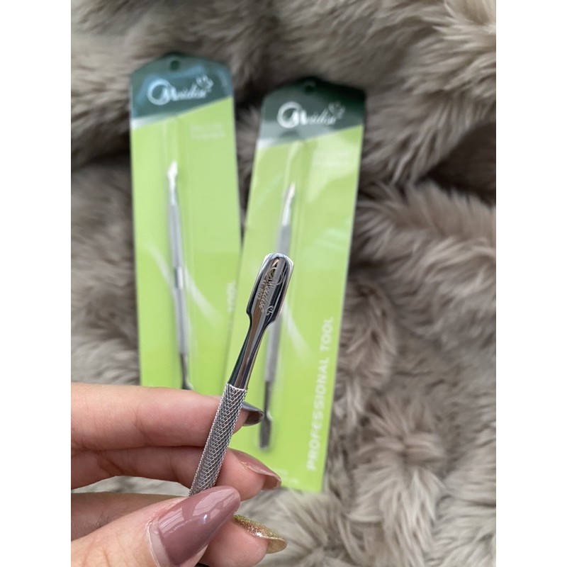 MEIDISI Cuticle pusher profesional manicure / pendorong kutikula ujung tajam cuticle pusher nail