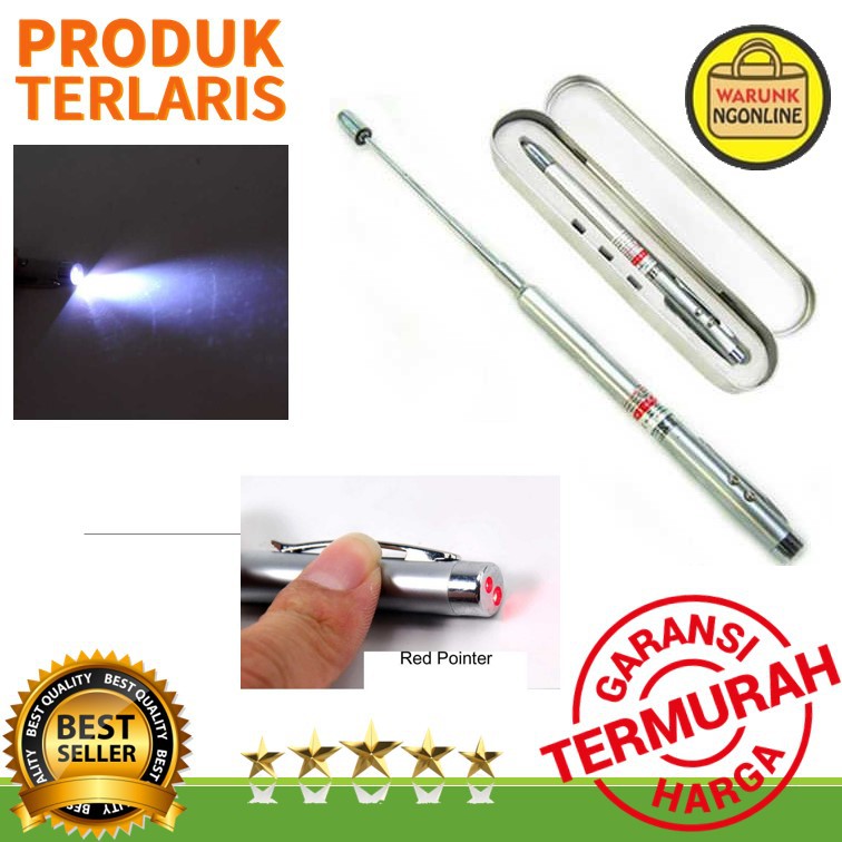 

Pulpen / Pena 5 in 1 Laser Pointer , senter , pena , tuding - 5RLS