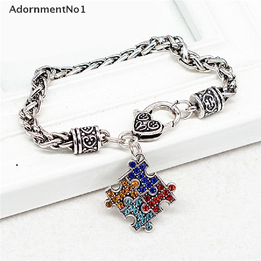 (AdornmentNo1) Gelang Bangle Rantai Twist Hias Berlian Imitasi Untuk Wanita