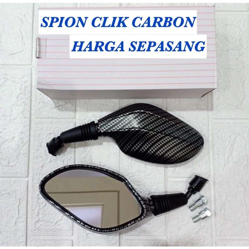 SPION CARBON TANGKAI TWOTONE ALL MOTOR YAMAHA