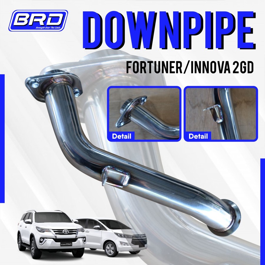 Downpipe BRD New Innova Reborn Diesel & Fortuner VRZ 2GD Original BRD